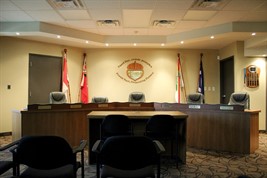 town hall meeting room